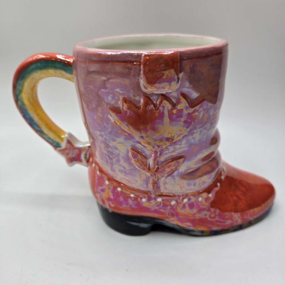 Ashley Cowgirl Boot from Francesca's 18 oz Mug Cup Style #37653 ADORABLE!
